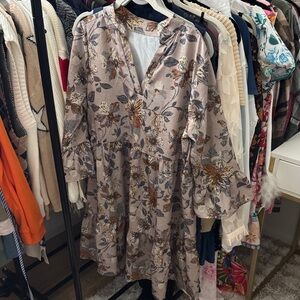 Floral Long Sleeve Dress